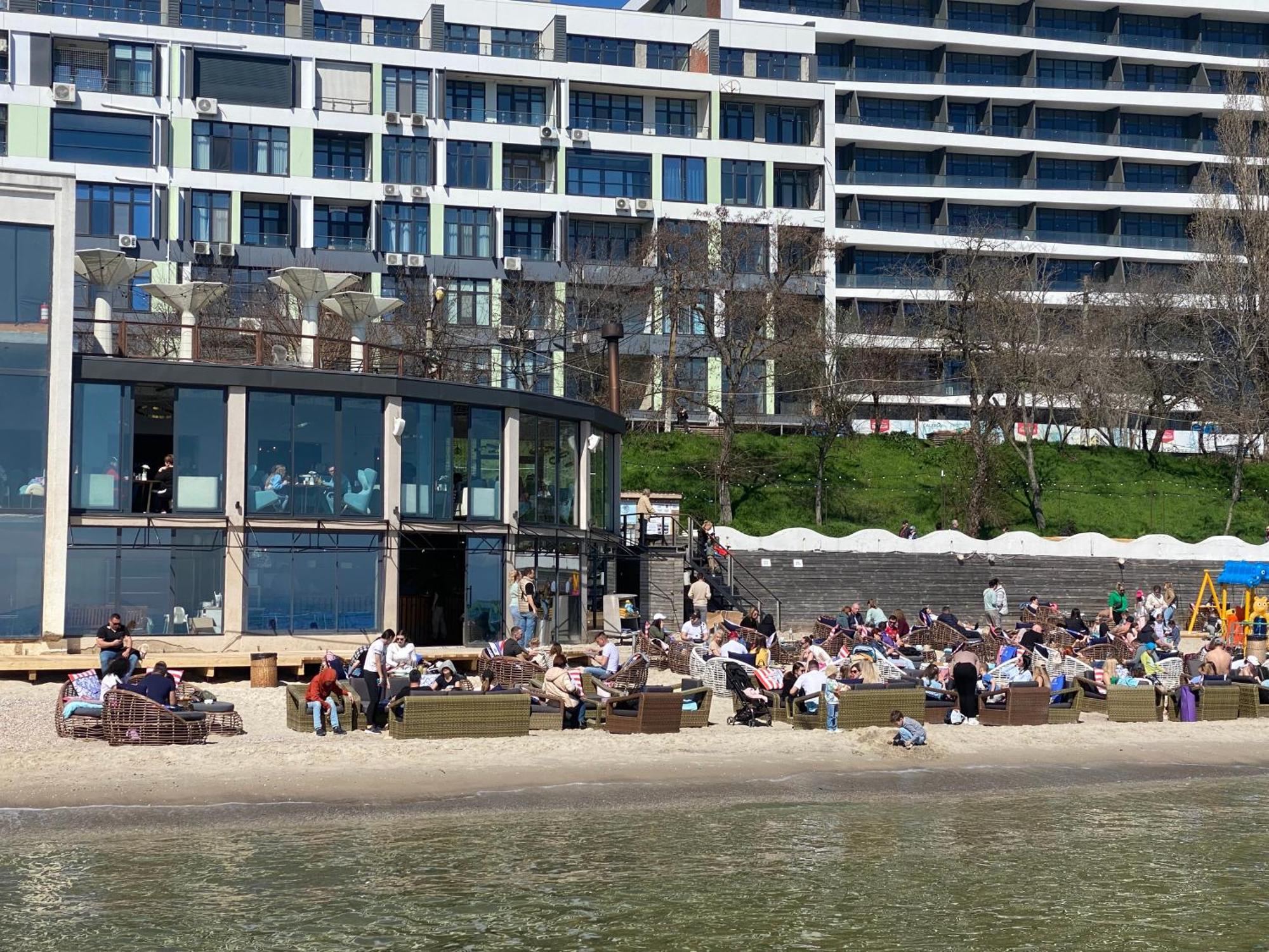 Одесса Калипсо У Моря На Пляже-Однокомнатные Апартаменты 24 Метра Odessa Exterior foto