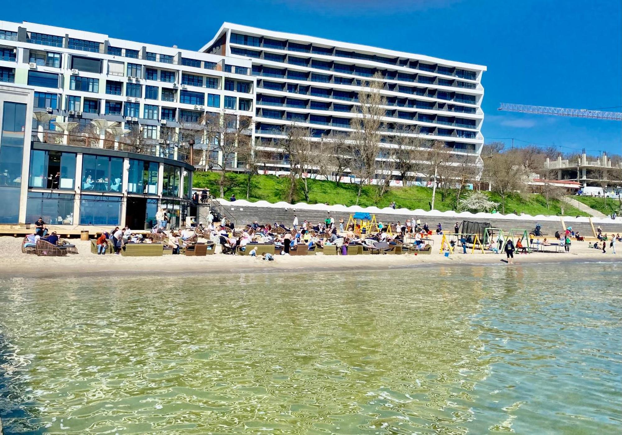 Одесса Калипсо У Моря На Пляже-Однокомнатные Апартаменты 24 Метра Odessa Exterior foto
