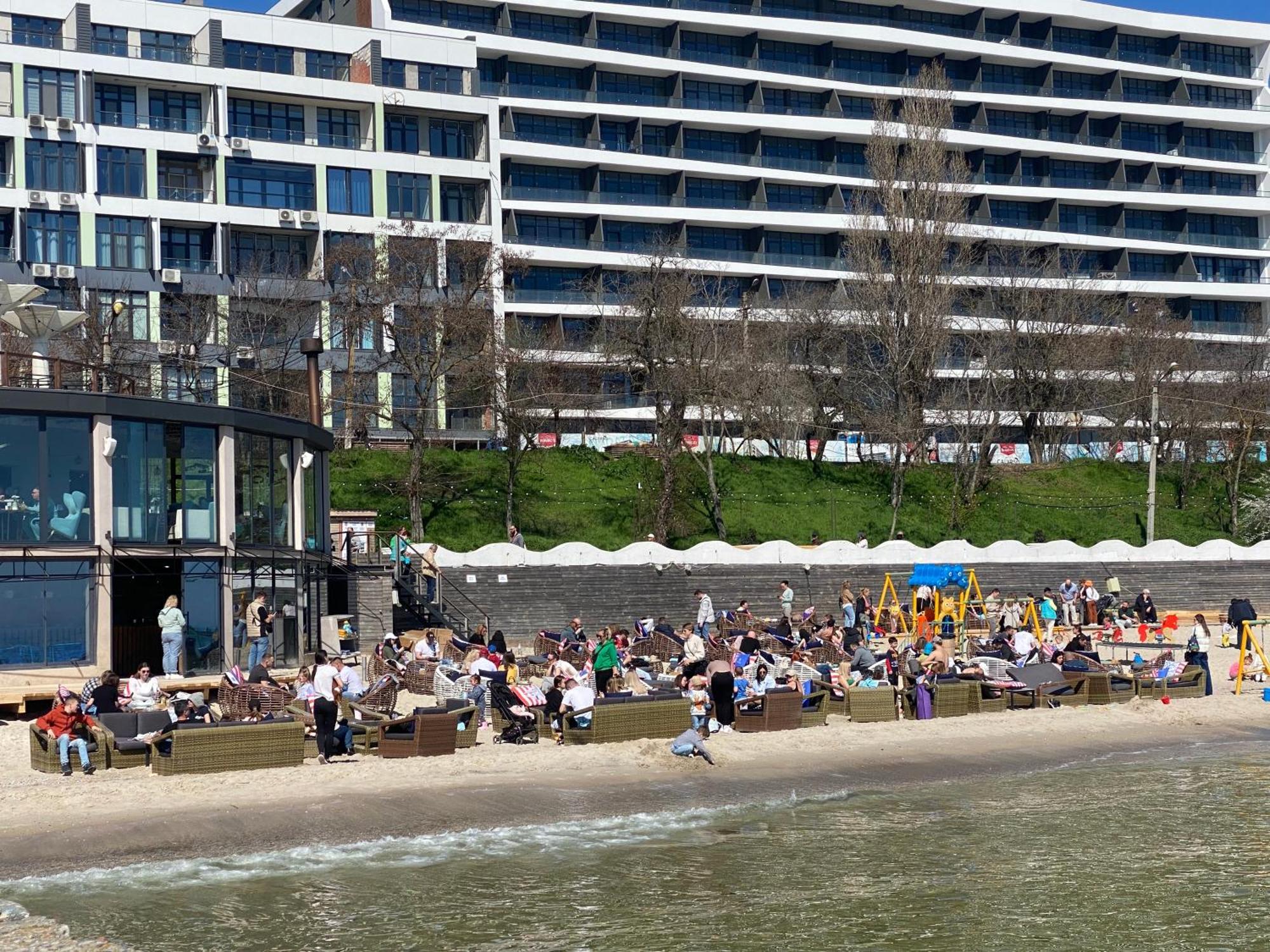 Одесса Калипсо У Моря На Пляже-Однокомнатные Апартаменты 24 Метра Odessa Exterior foto