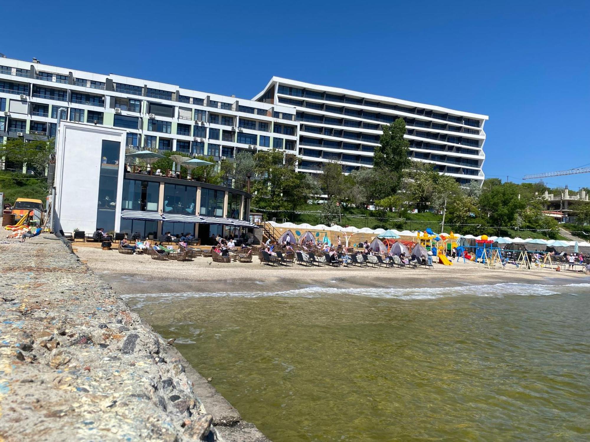 Одесса Калипсо У Моря На Пляже-Однокомнатные Апартаменты 24 Метра Odessa Exterior foto